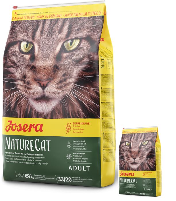 JOSERA NatureCat 10kg + NatureCat 400g