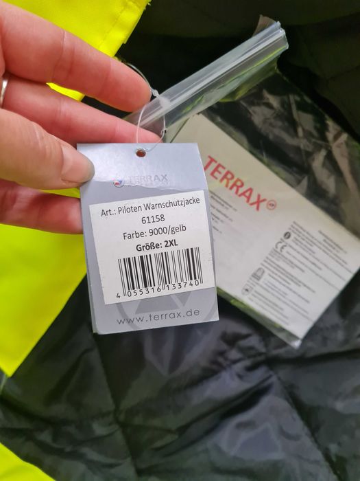 Ochronna Kurtka zimowa robocza męska,Terrax,XXL