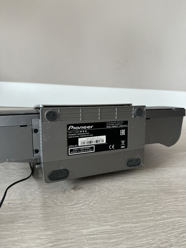 wieża radio pioneer bluetooth slim micro usb cd system