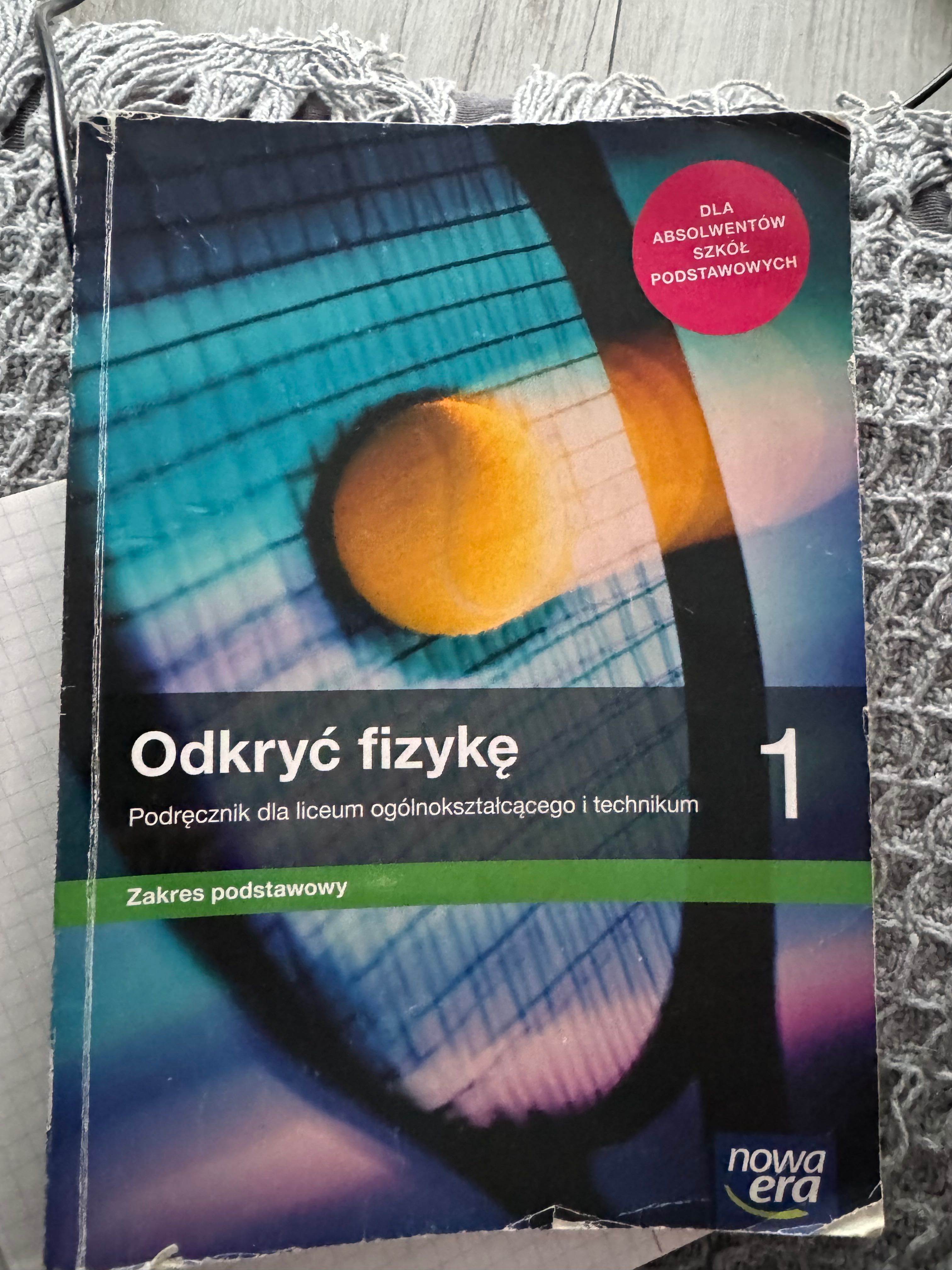 Odkryć fizykę 1 Nowa Era