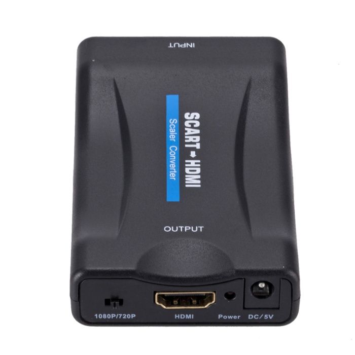 SCART to1080P Style HDMI Audio Converter Scaler Box w/USB Cable HDTV H