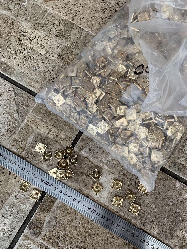 Кнопки пришивные метал золото - от 100 шт/250 грн.