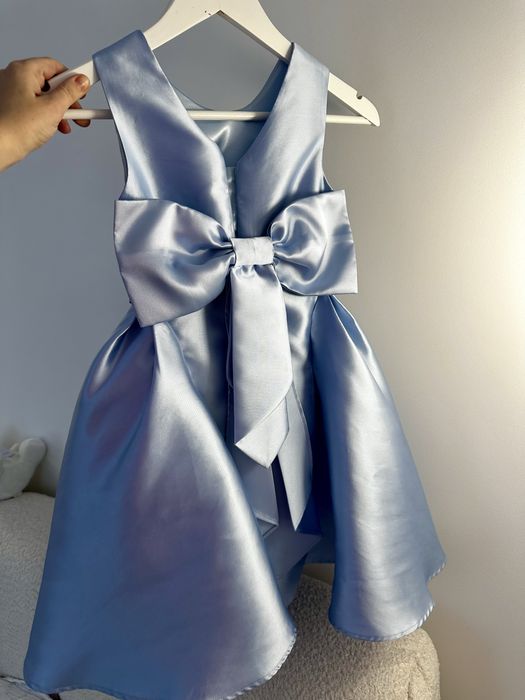 Сукня атласна Monsoon блакитна 122 р.