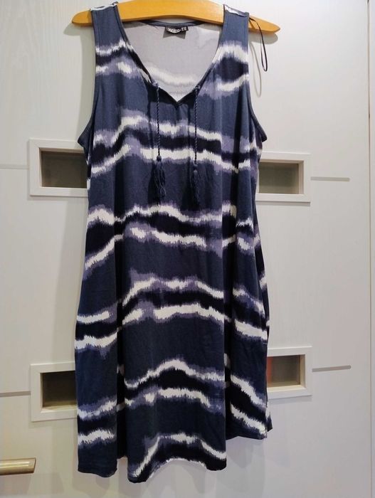 Letnia Sukienka / Tunika Janina - Modny Wzór Tie-Dye