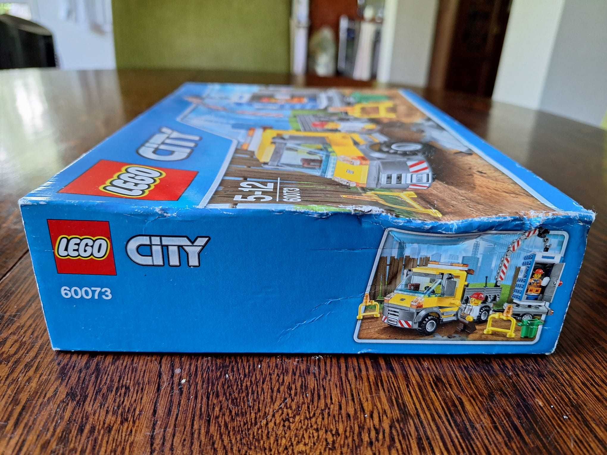 UNIKAT! Lego City 60073 Wóz techniczny Toi-Toi, 5-12 NOWE opak. wgniec