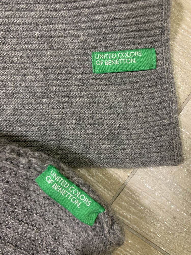 Комплект шапка + шарф benetton