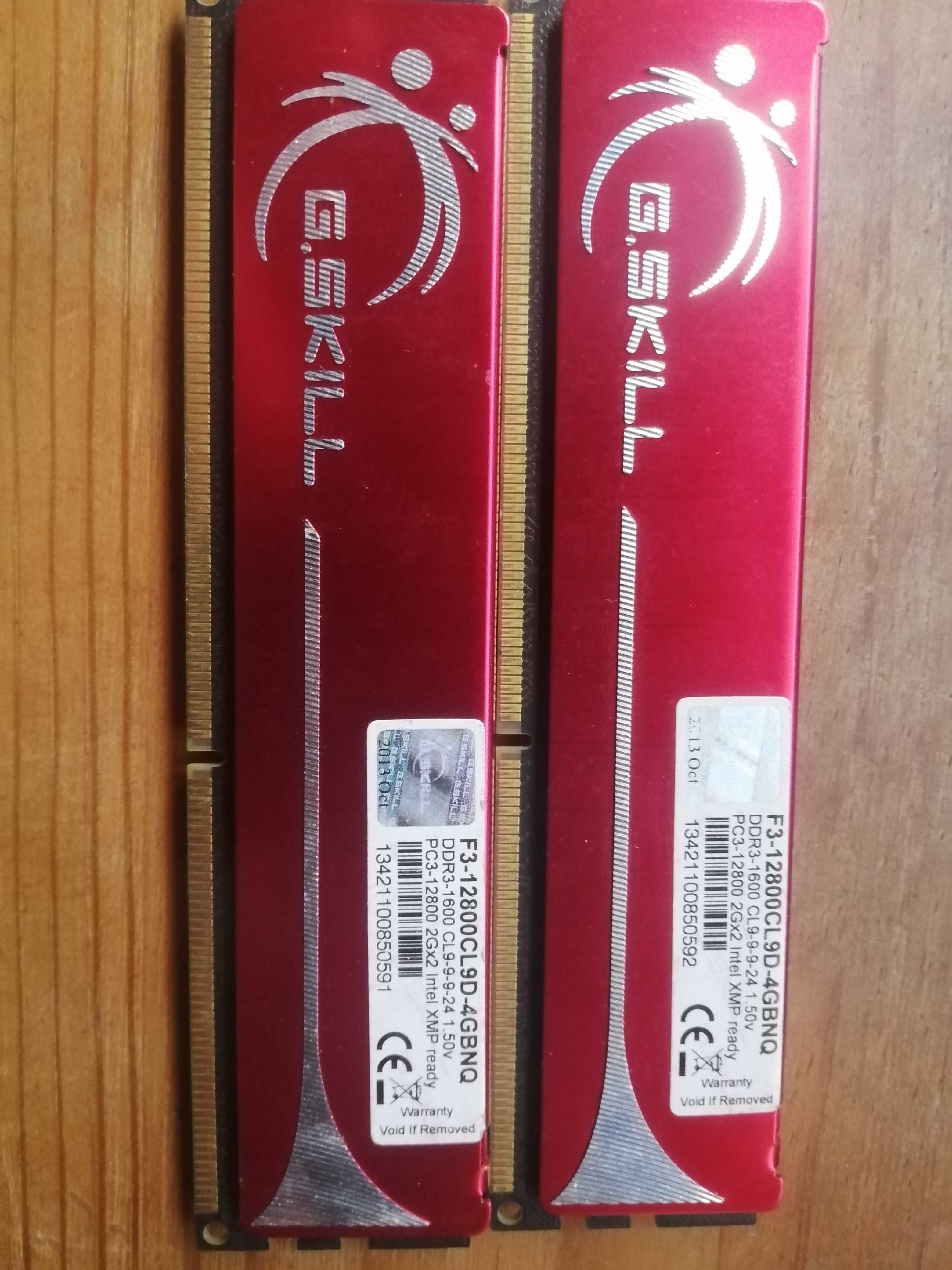 Memorias DDR3 GSkill 8 Gb