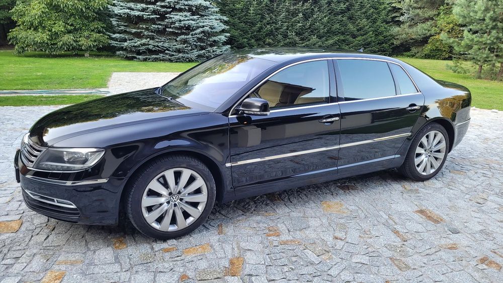 Volkswagen Phaeton LONG 4os., Exclusive+, stoliki, DynAudio, szyby IR-A i td