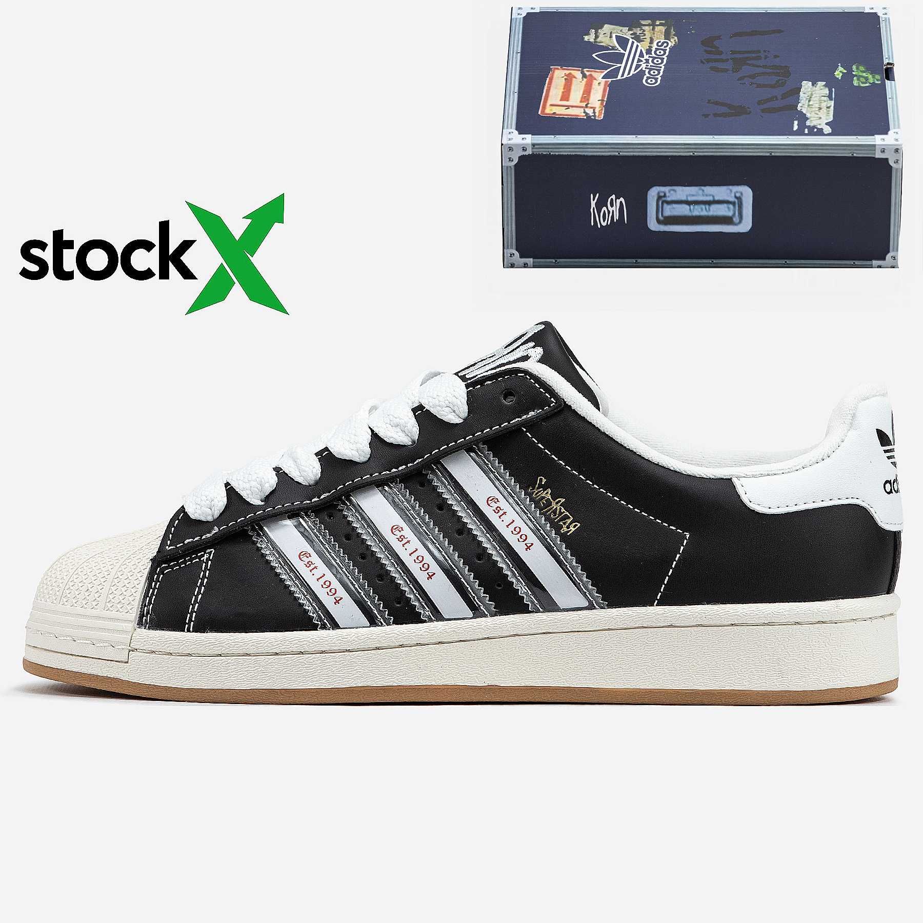 Мужские кроссовки Adidas Superstar x Korn. Размеры 40-45