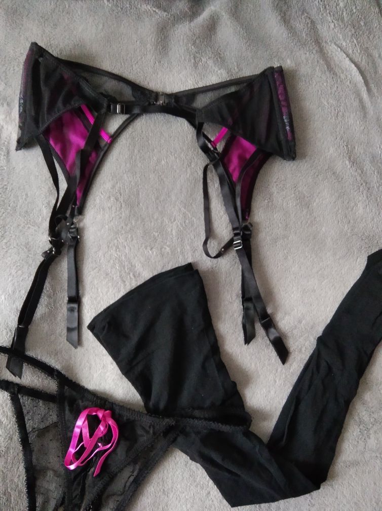 Używ pas pończochy majtki Ann Summers zestaw ero