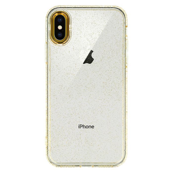 Tel Protect Gold Glitter Case Do Iphone X/Xs Złoty