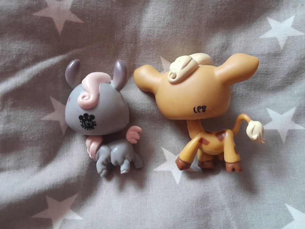 Figurki LPS lama żyrafa