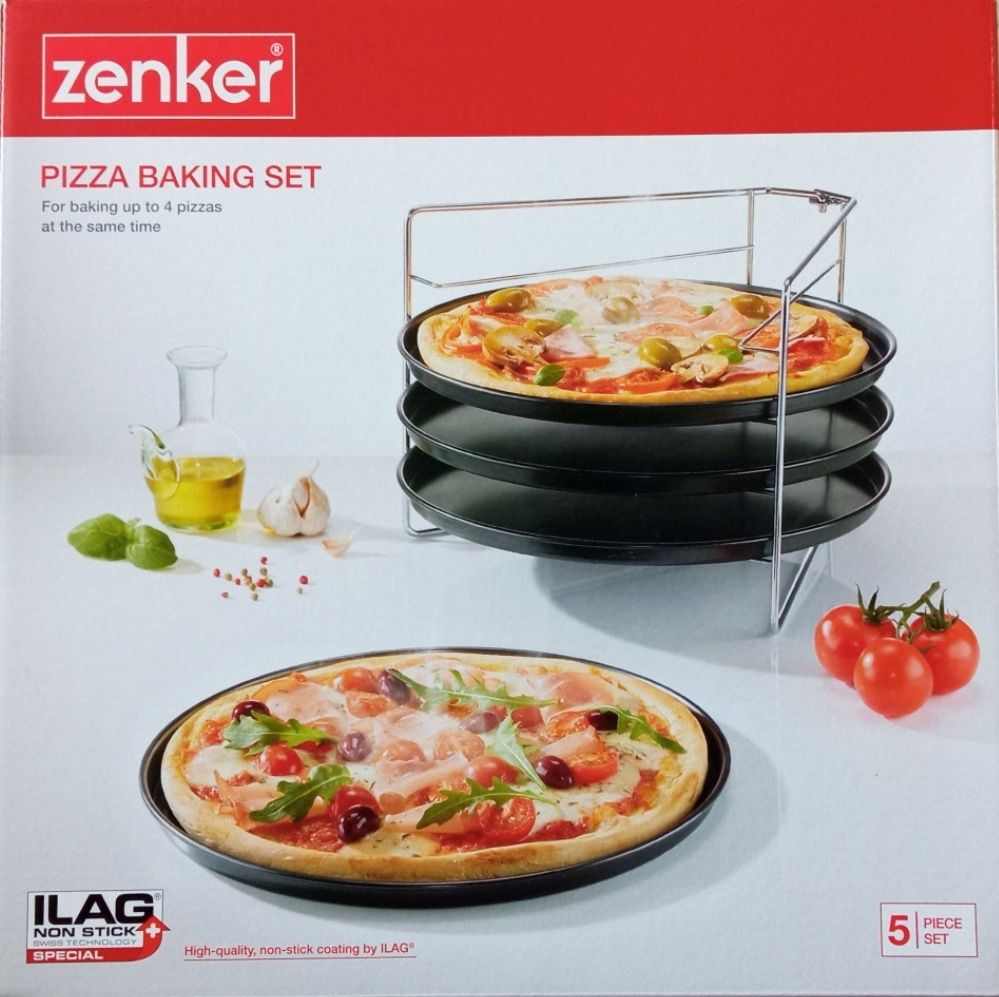 Blachy ZENKER Germany do pizzy z piekarnika nowe