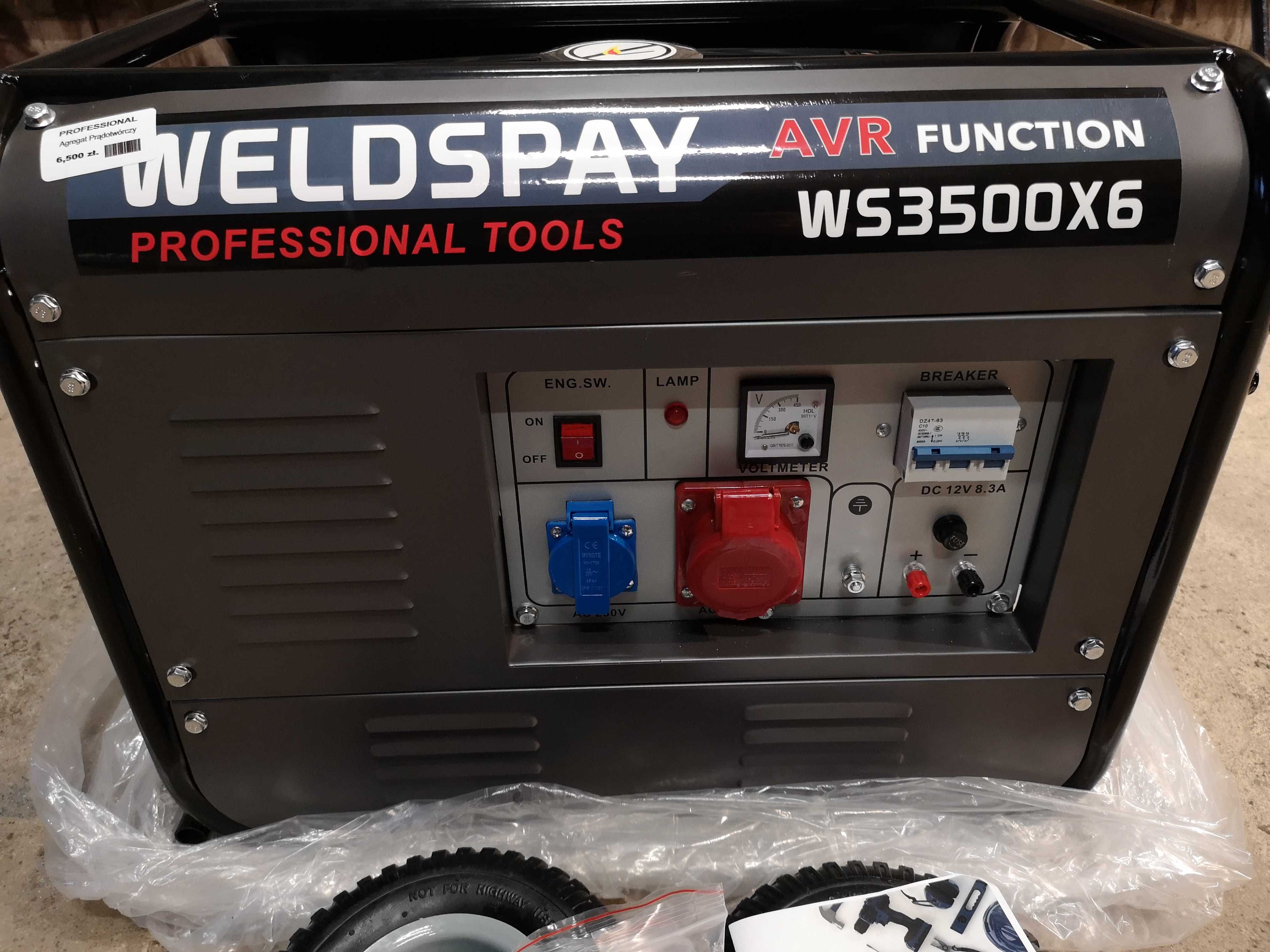 Agregat prądotwórczy Weldspay ws3500x6