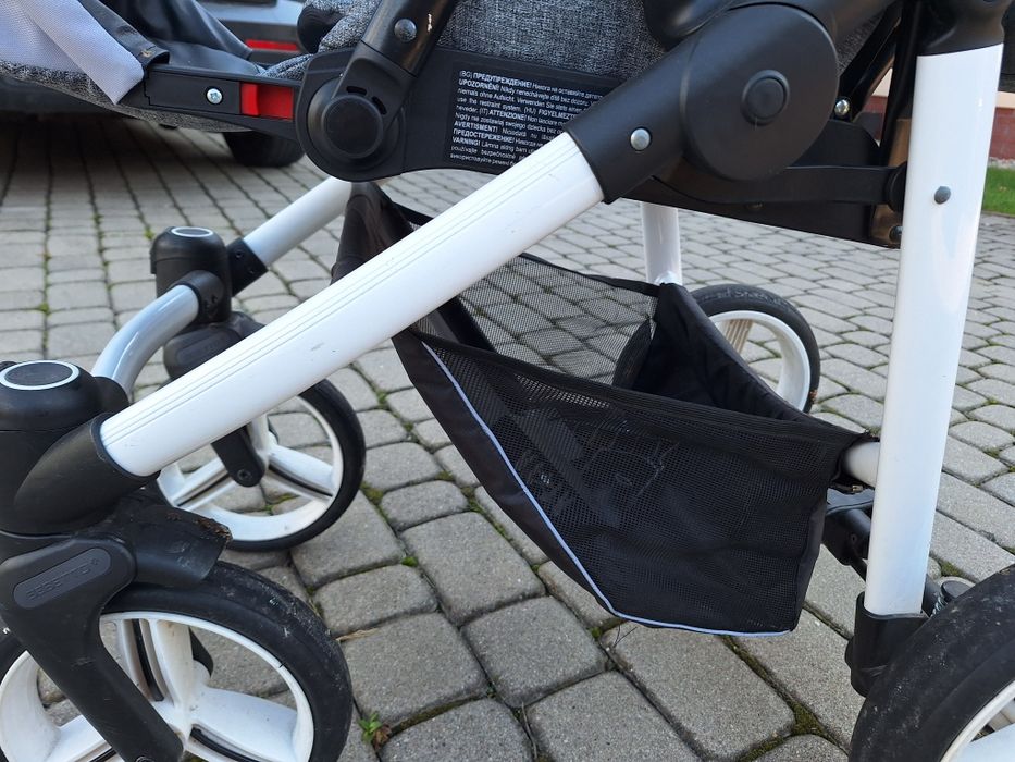 Wózek bebetto vulcano 2w1 gondola i spacerówka + GRATISY