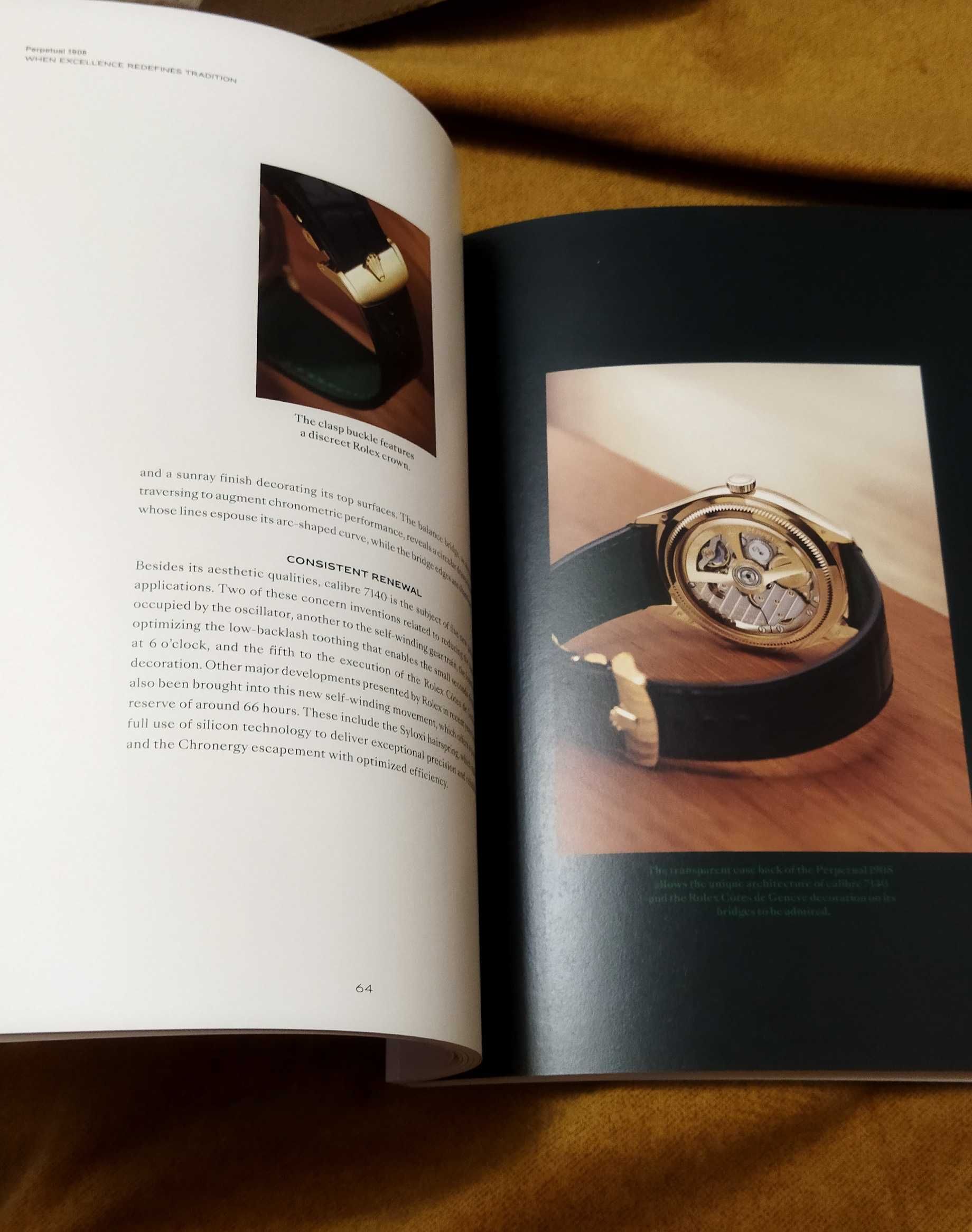 Luksusowy KOLEKCJONERSKI katalog zegarek ROLEX
