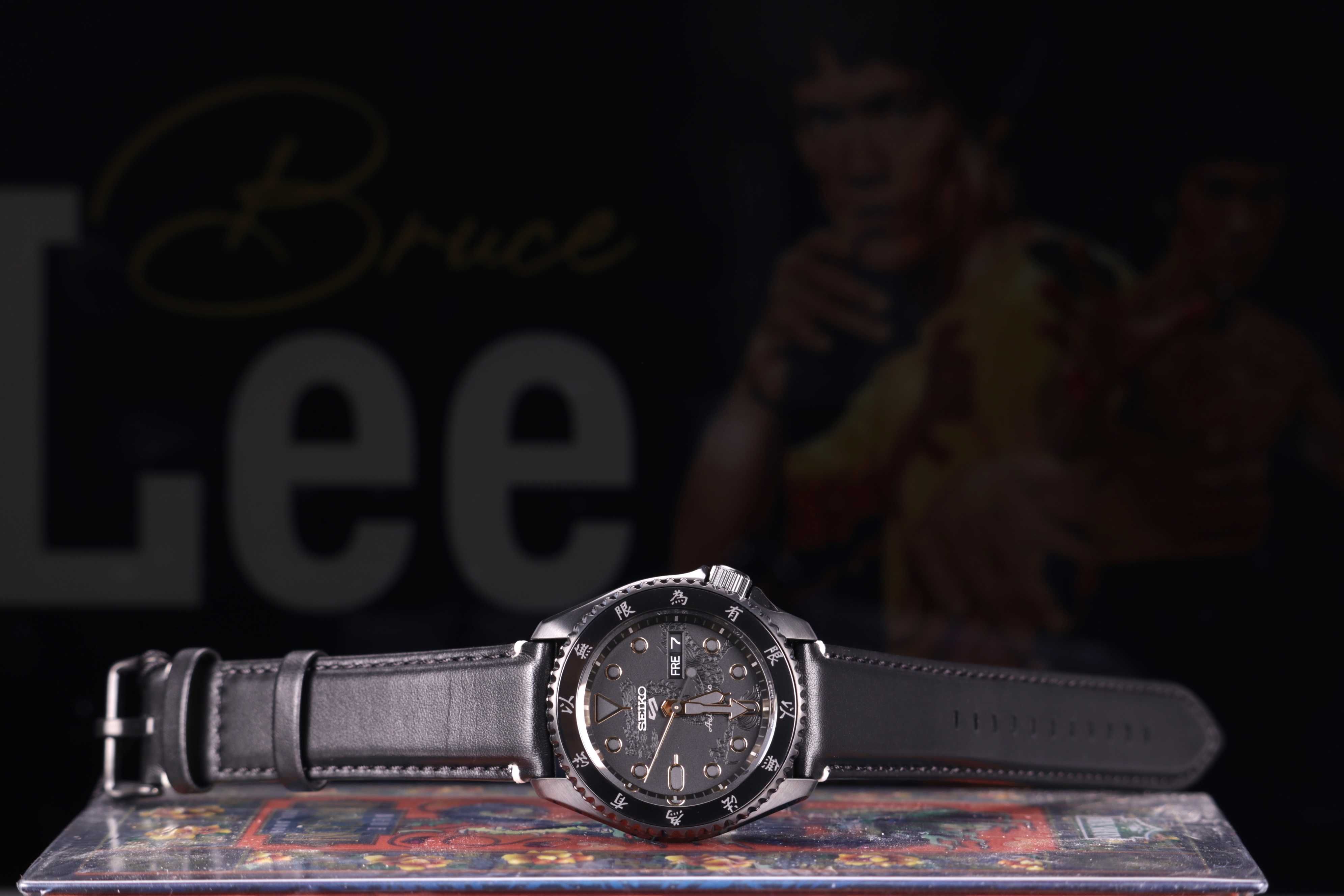 ЛІМІТОВАНИЙ механічний годинник SEIKO 5 Bruce Lee сейко часы часи jdm