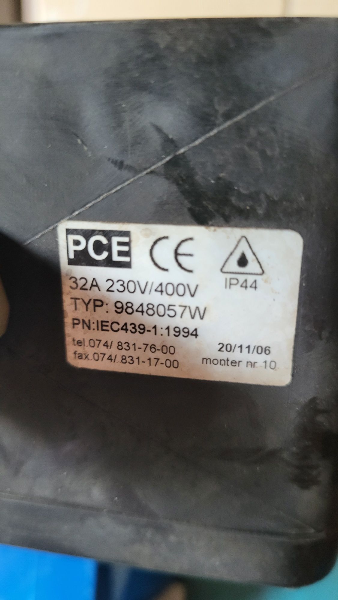 Rozdzielnica elektryczna PCE