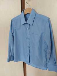 Elegancka błękitna koszula dla chlopca rozm. 5-6lat