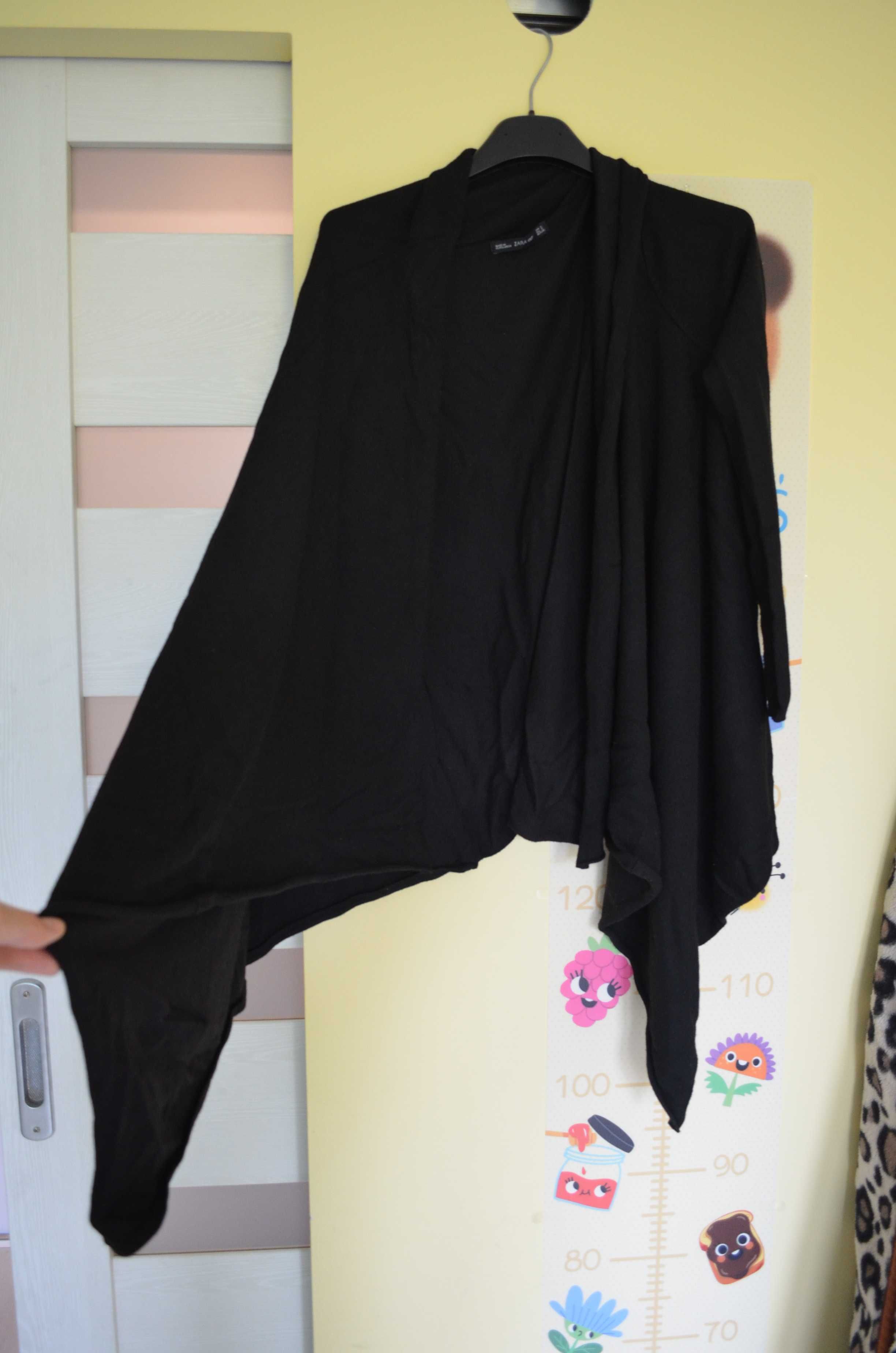 Sweter kardigan Zara Knit S czarny