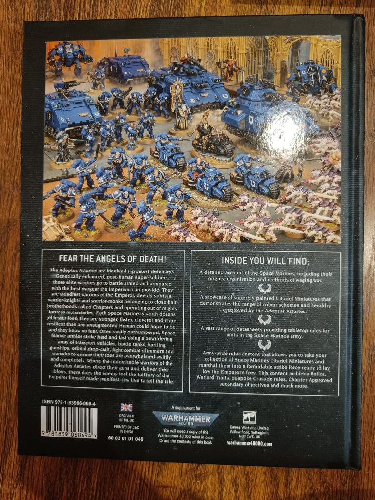 Warhammer Space Marines codex 40K