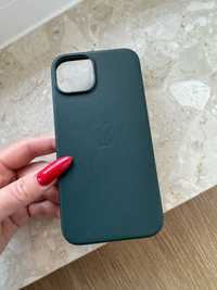 Apple iPhone 14 Leather ETUI Case with MagSafe Forest Green