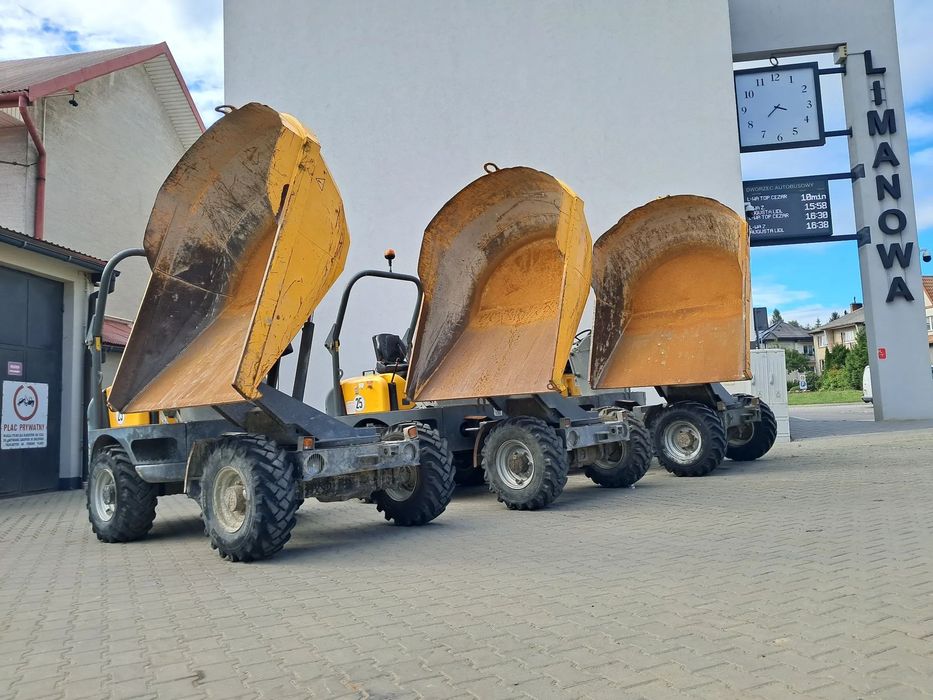 Wacker Neuson 4001s wozidło budowlane obrotowe 4 t tony hydrostat/automat oświetlenie obrót + kiper silnik Yanmar 44 KM nowe opony przód ROPS 4x4 3 6 t ładowność D04-02  Wacker Neuson wozidło obrotowe hydrostat 44KM YANMAR 4t ładowność 2016