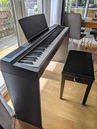 Zestaw: Pianino Yamaha P-125 + statyw + stołek + pokrowiec, Wrocław