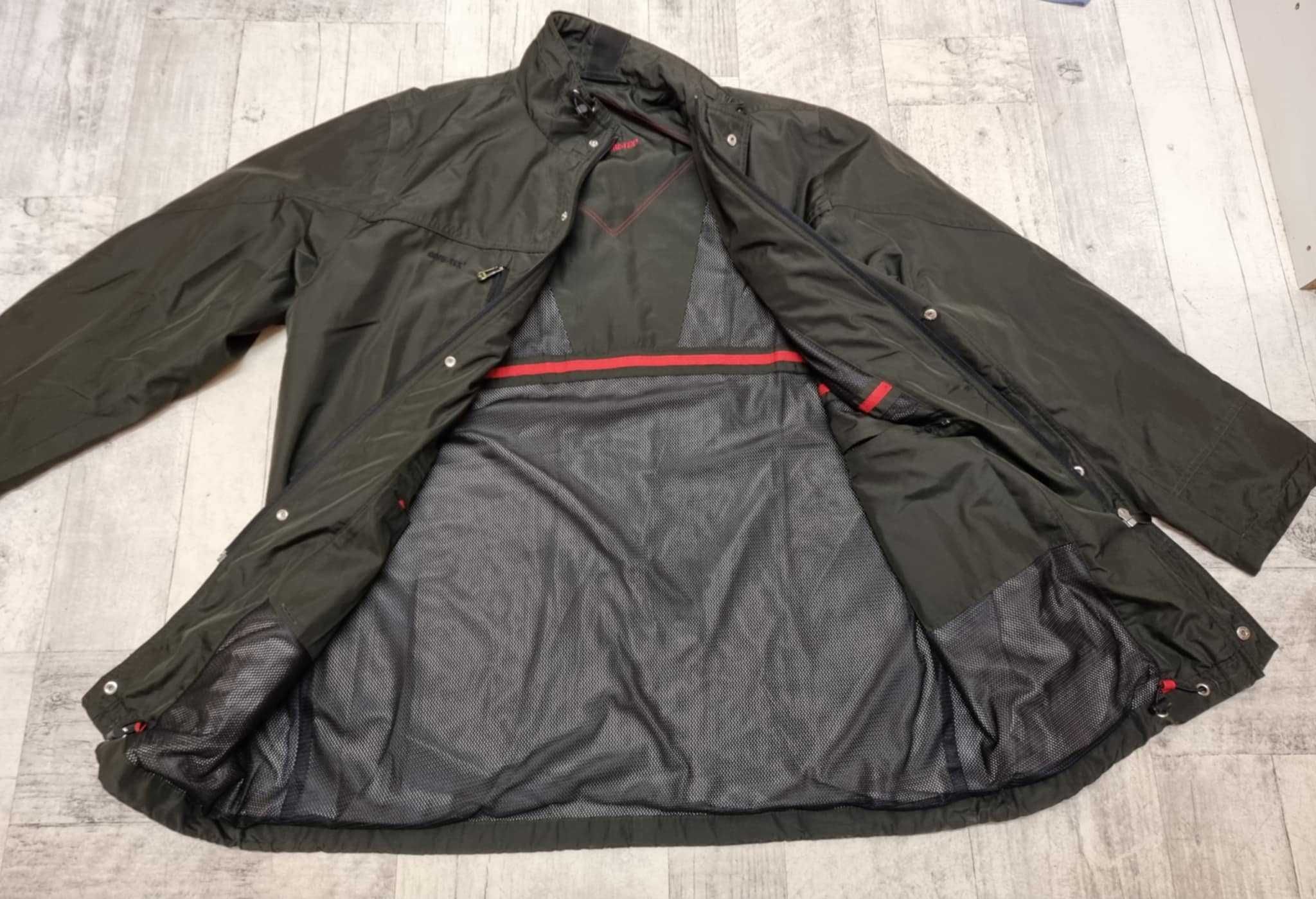 Kurtka gore tex przejściowa Bugatti M/ L (25) ciemnozielona parka