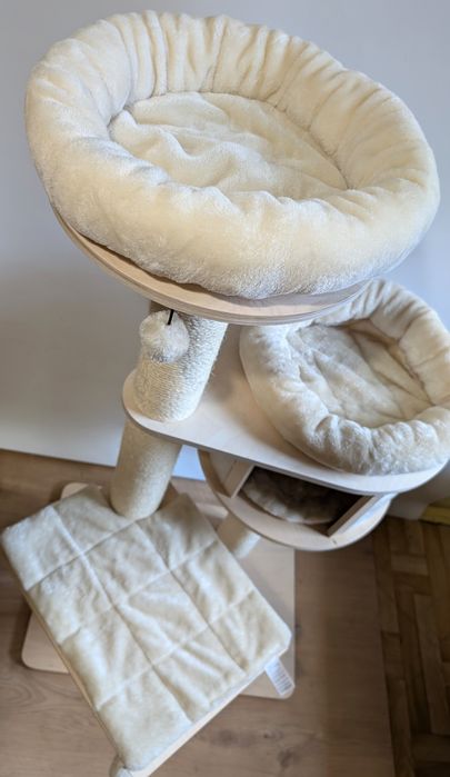 Natural Paradise Drapak Dla Kota Magnolia L Kremowy 78X81X137Cm DUŻY