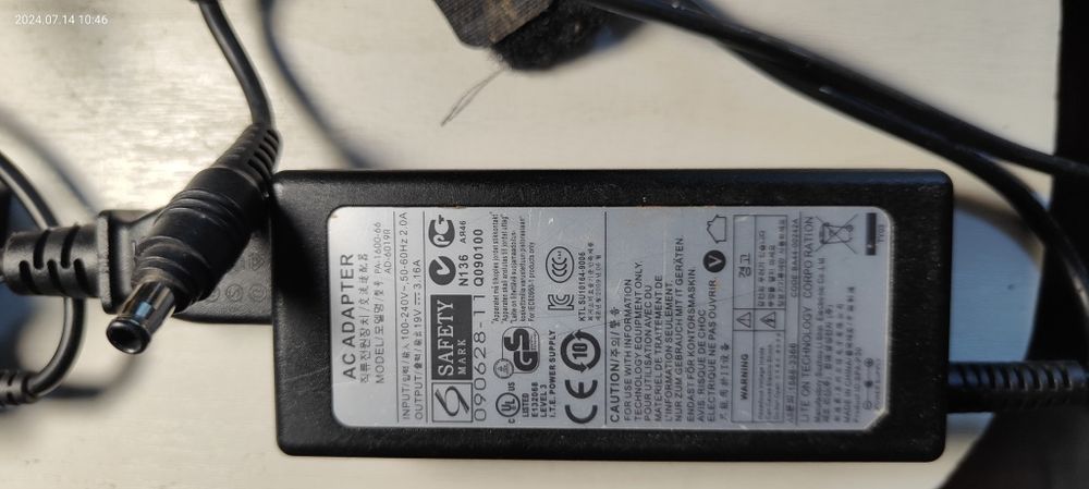 Блок живлення ноутбука dell hp samsung