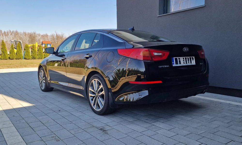 Kia Optima KIA Optima 1,7 CRDi 136KM Diesel Czarny metalik 2014 FULL OPCJA SKÓRA