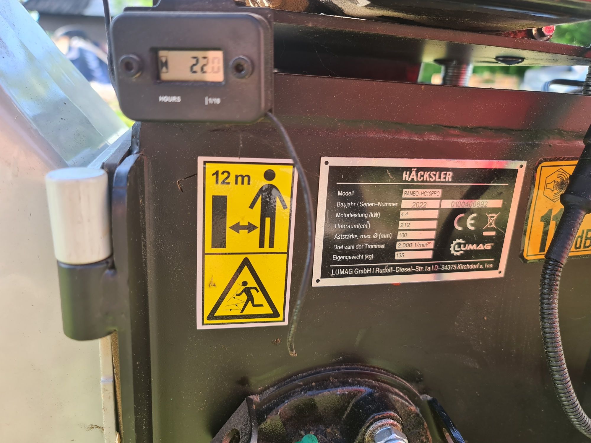Rębak Lumag HC10 Pro 22 RBH