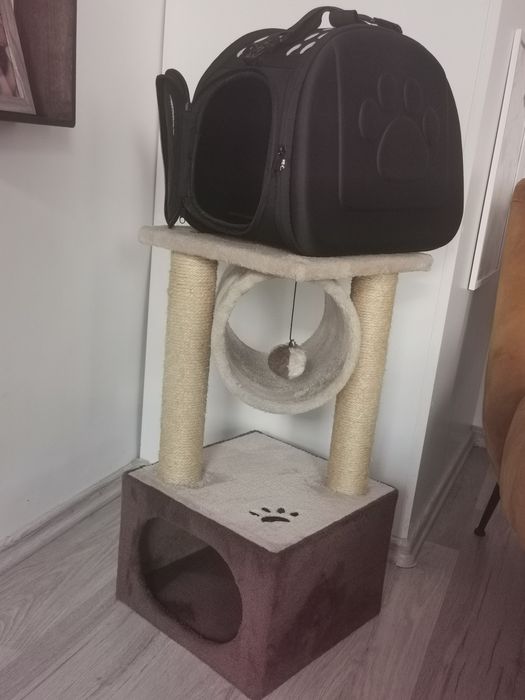 Drapak i transporter dla kota