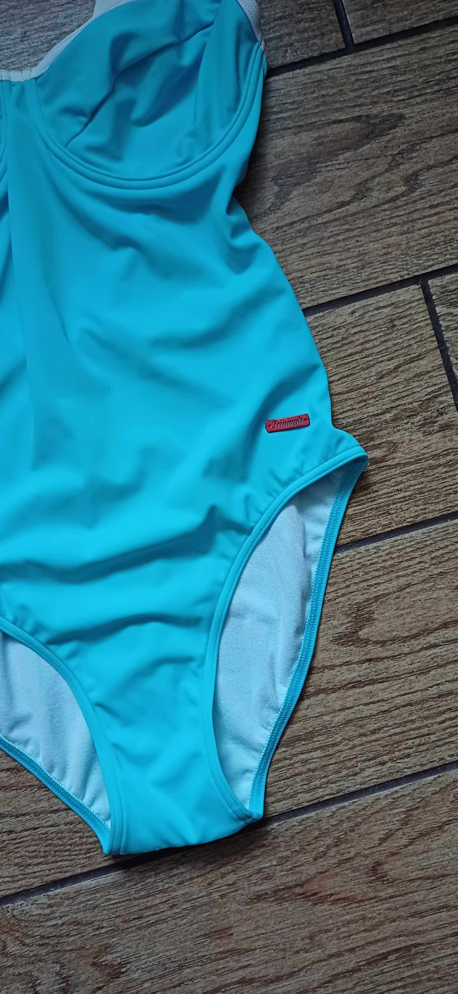 Nowy turkusowy strój kąpielowy Triumph M2M Basic OW w r. 40 C