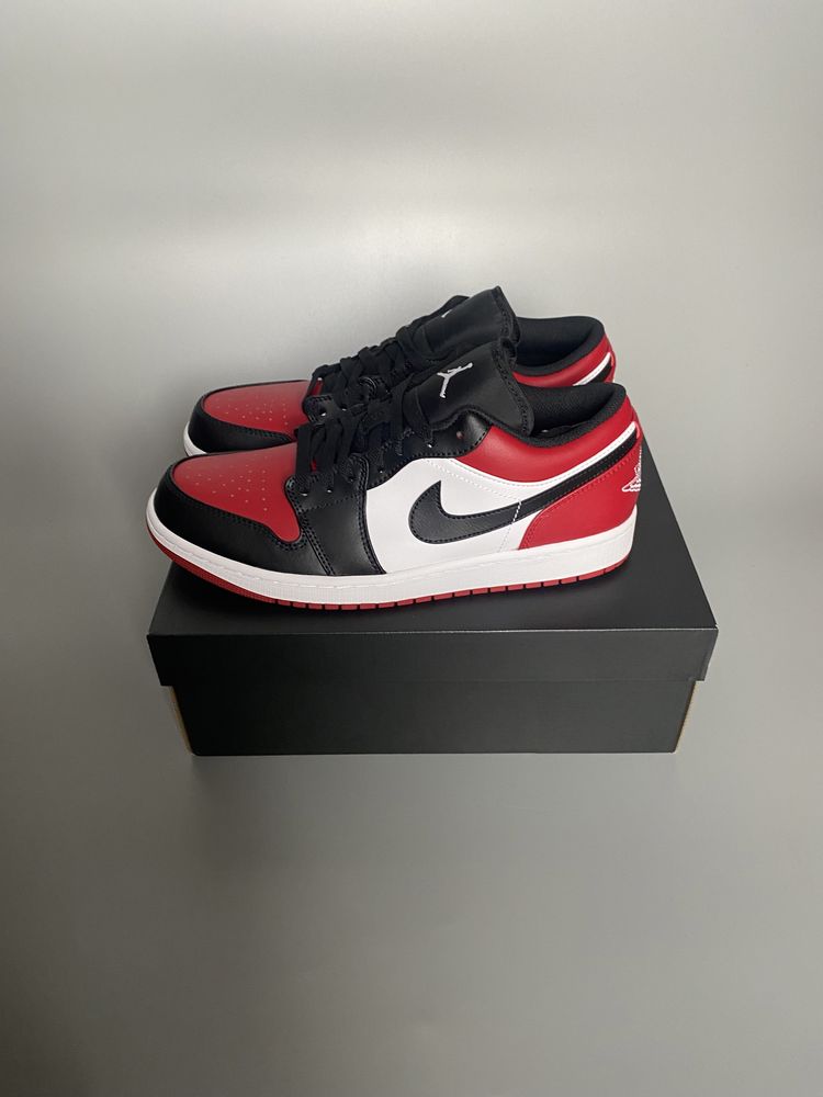 Jordan 1 Low Bred Toe 44