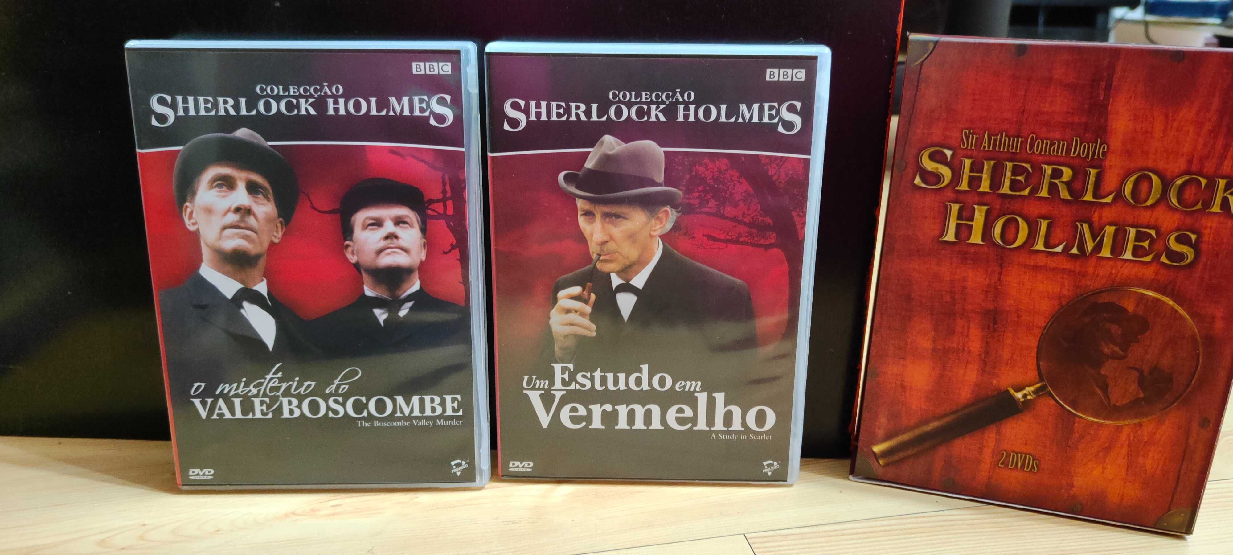 Coleção DVDs Sherlock Holmes