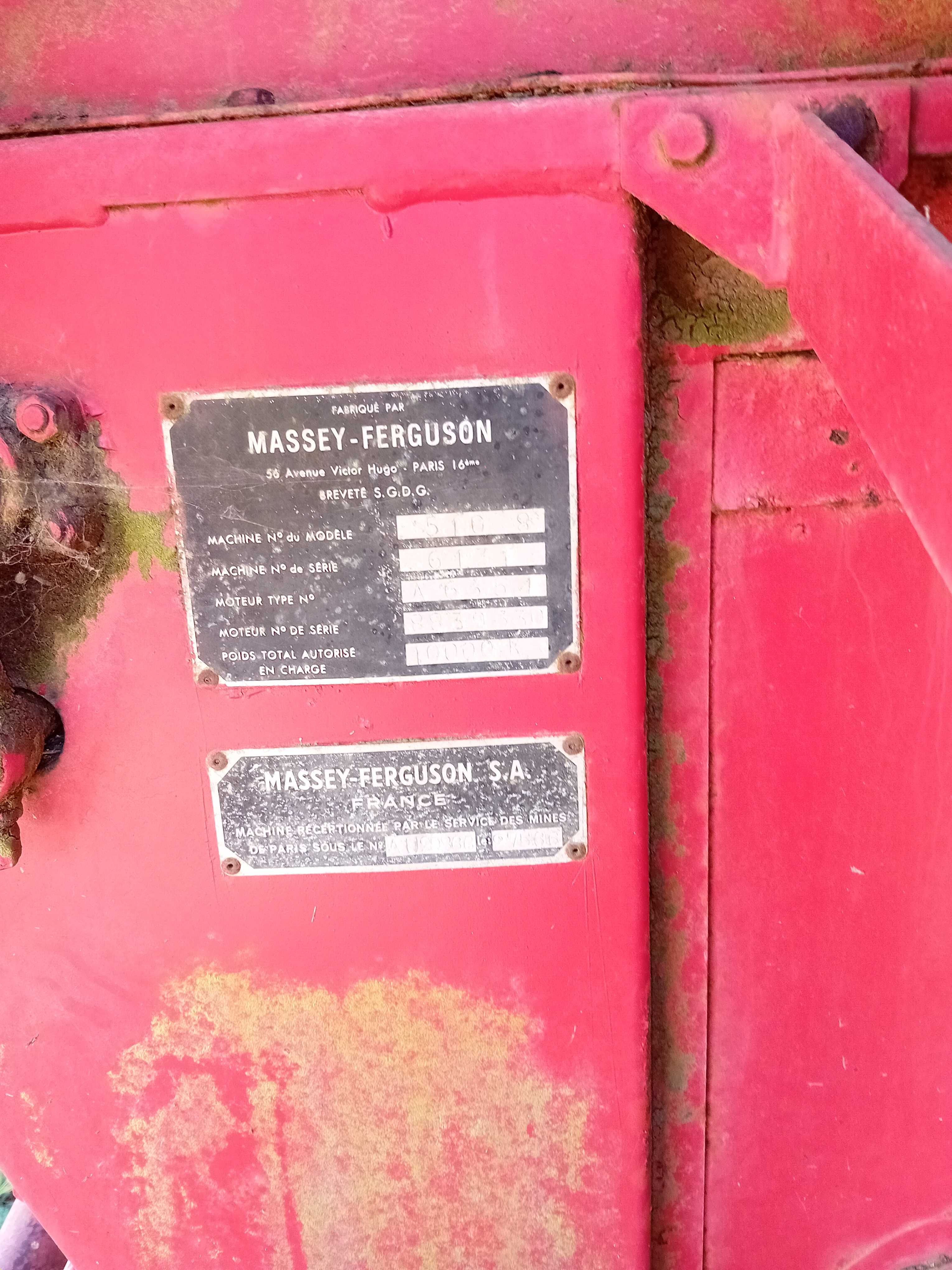 Colheitadeira Massey Ferguson 510
