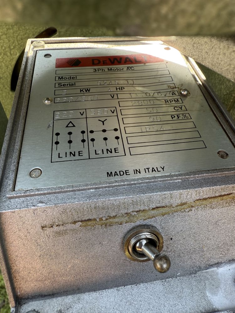 Dewalt 1603 Radialna/Ukośnica 380/400v