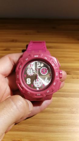 Relógio swatch rosa cronómetro oferta portes