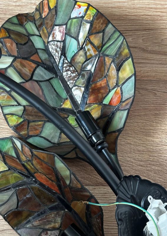 Lampa do powieszenia szklany witraż