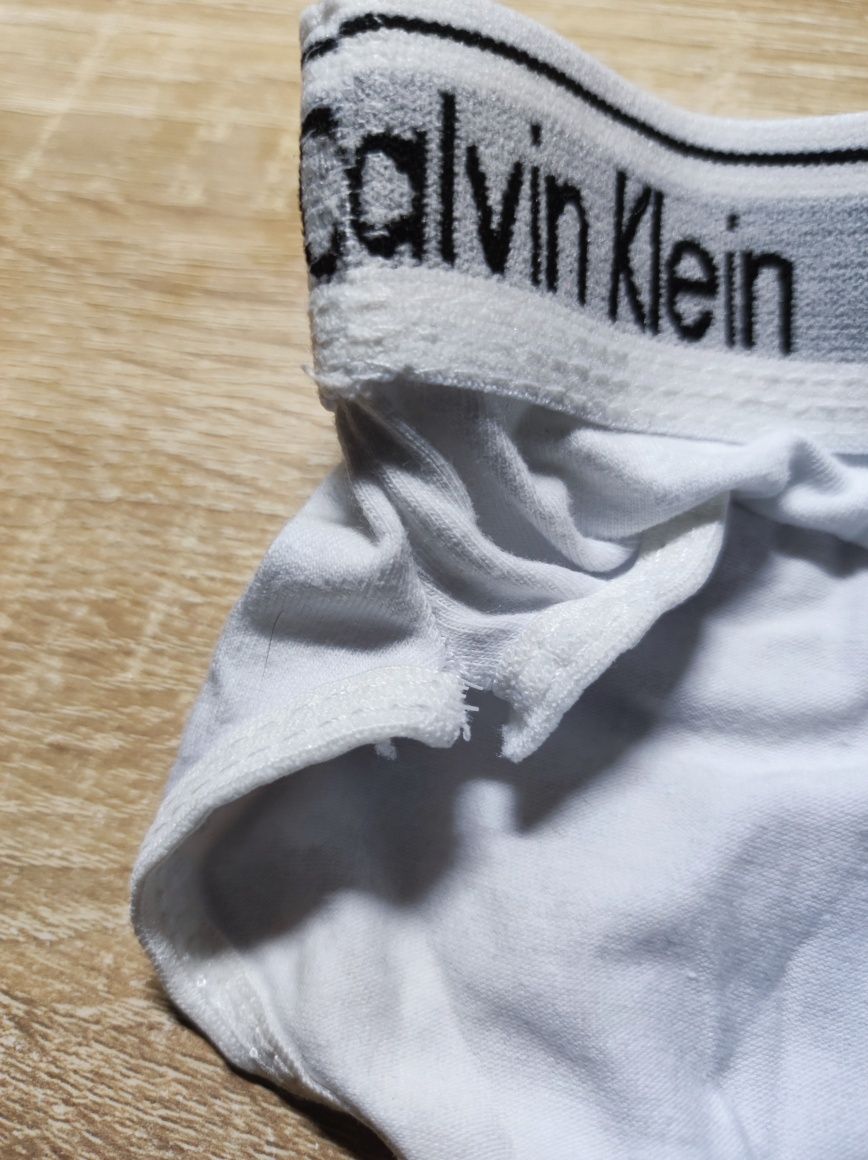 Białe majtki Calvin Klein