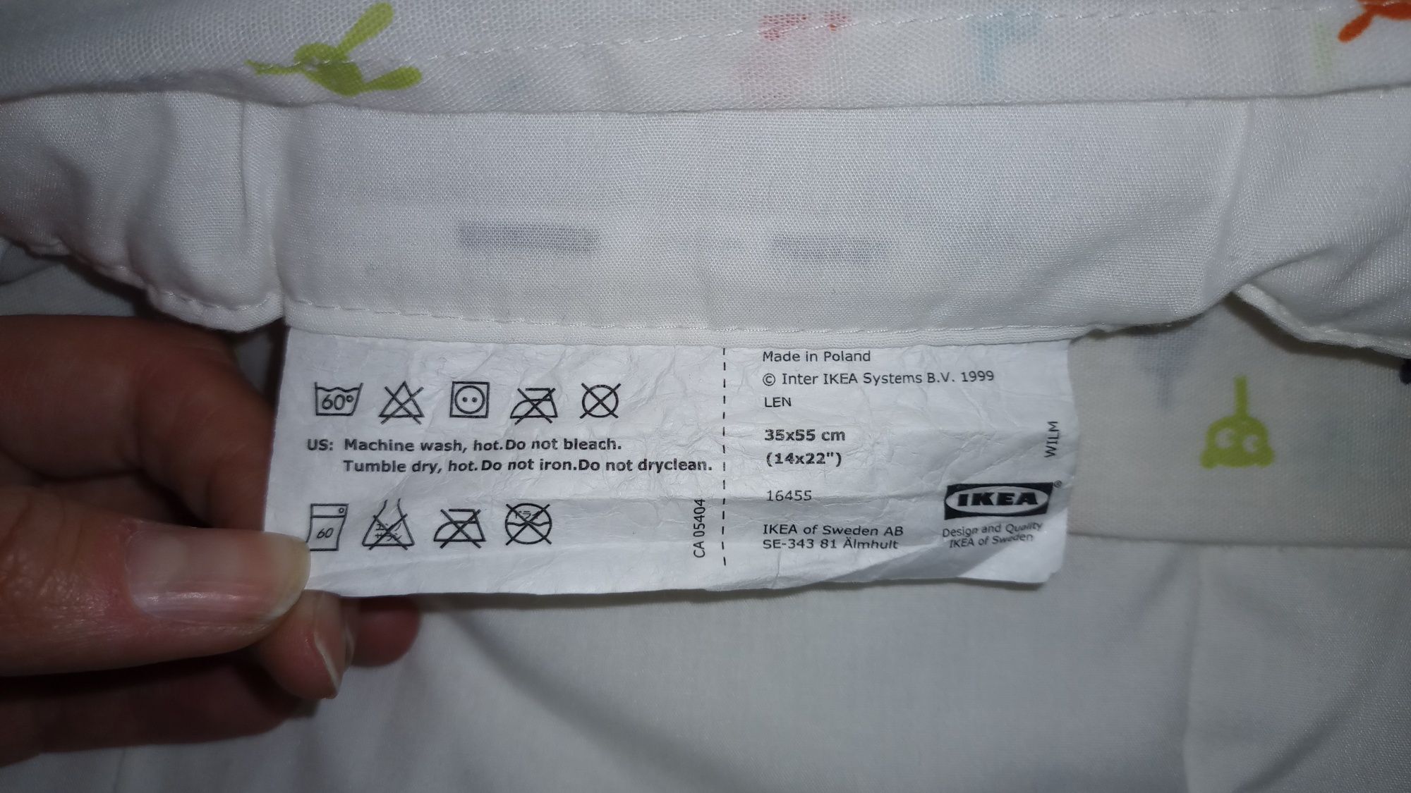 IKEA LEN STJARNBILD 1+ pościel dziecięca wielobarwna do łóżeczka