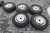 KOŁA FELGI STALOWE TRANSIT CUSTOM 16&quot; 6,5 ET60 4X160 14r. + ZAPAS