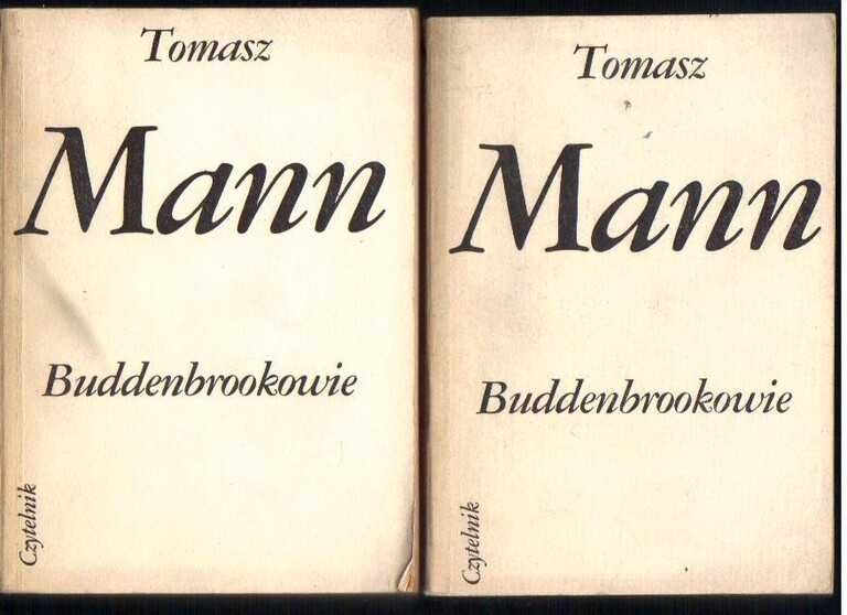 Barnes Papuga Flauberta 14, Mann: Buddenbrookowie T. 1-2 kpl.9,  Mille