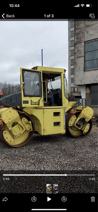 Аренда- услуги катка вибро 10т.