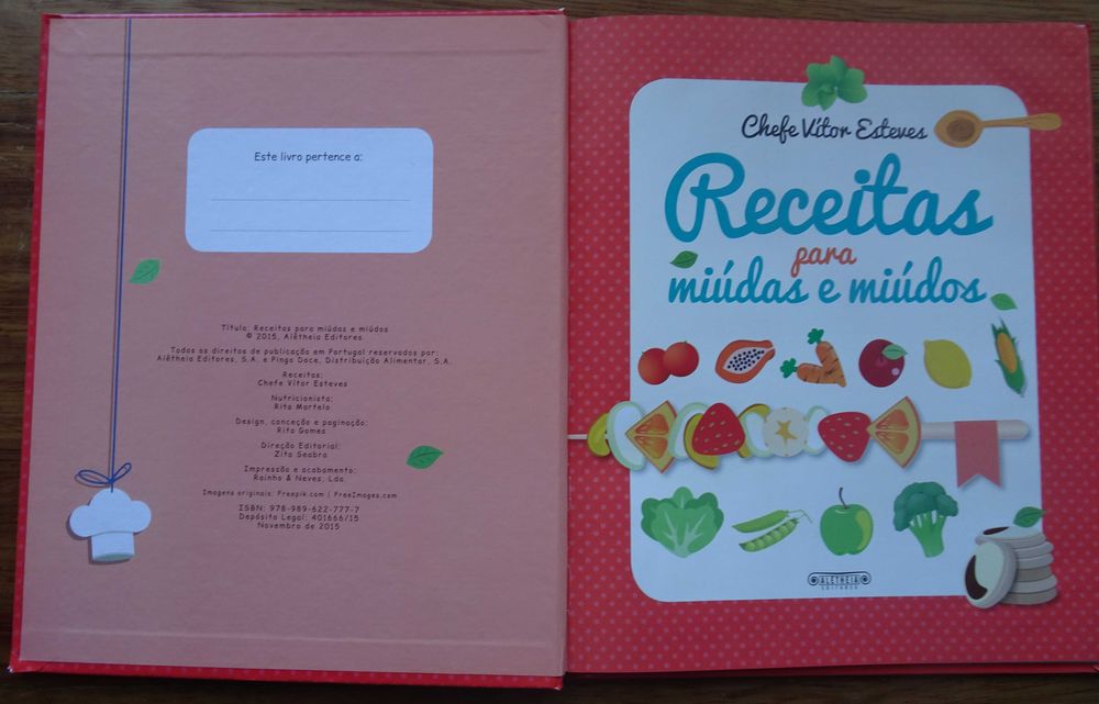 Receitas Para Miúdas e Miúdos do Chefe Vítor Esteves