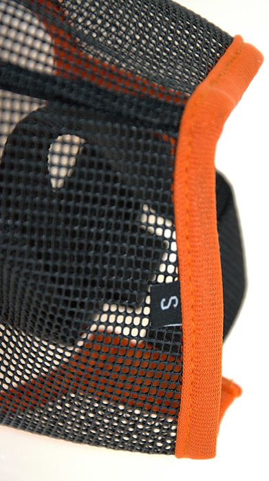 Regulowany,kaganiec,maska,krótki pysk psa, kolor pomarańcz, rozm.S i M