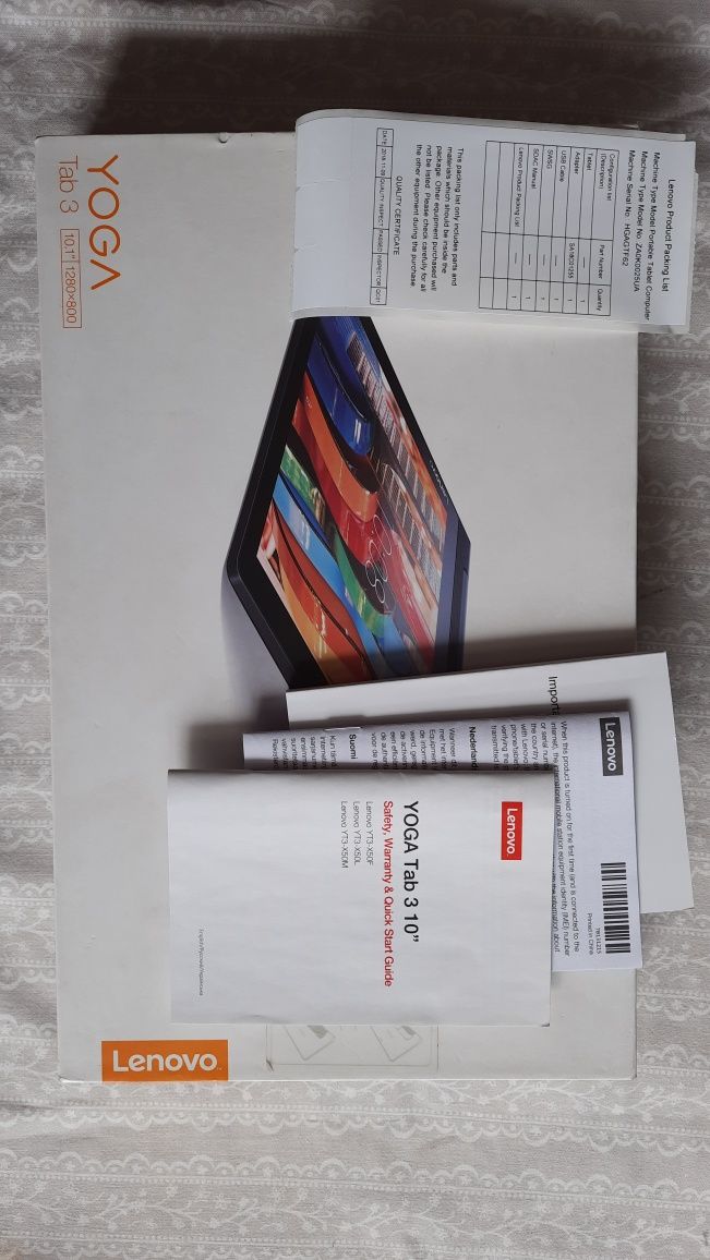 Планшет Lenovo Yoga Tab3 X50M LTE 16GB