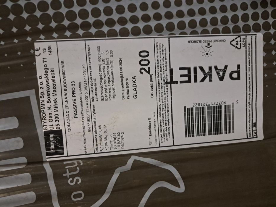 Styropian fasadowy 20cm